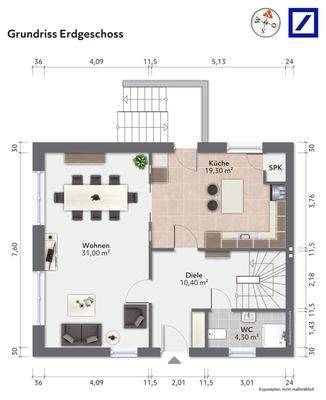 Grundriss Erdgeschoss