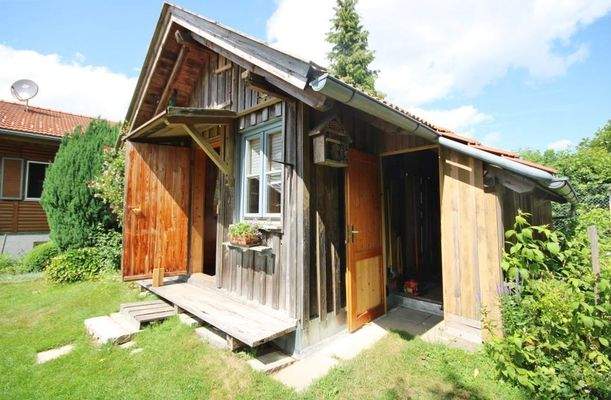 Gartenhaus/Saunahaus mit Geräteraum