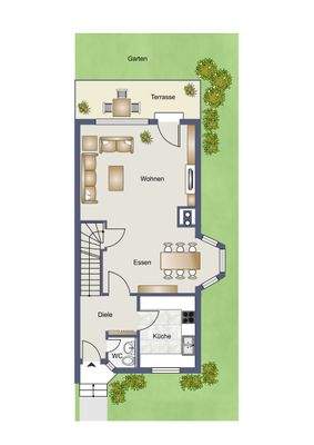 Grundriss - Erdgeschoss