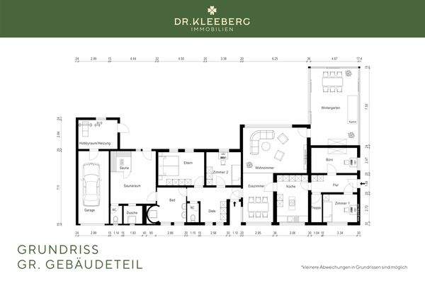 Grundriss gr. Gebäudeteil