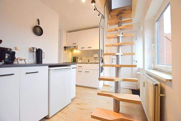 Treppe zum Spitzboden