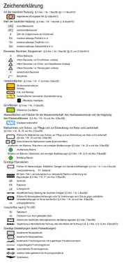 Zeichenerklärung Bebauungsplan