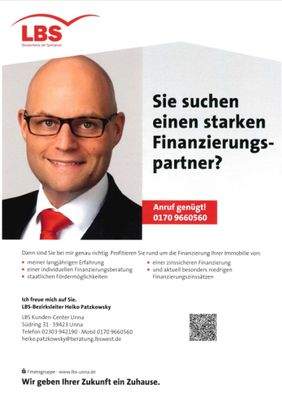 Ihr Experte für Finanzierungen