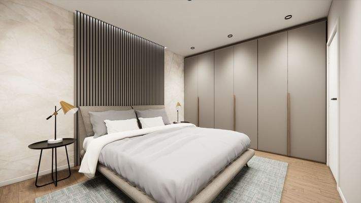 Schlafzimmer - Visualisierung,  Abweichungen möglich!