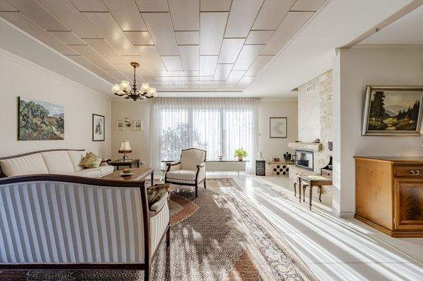 Wohnbereich mit Kaminofen