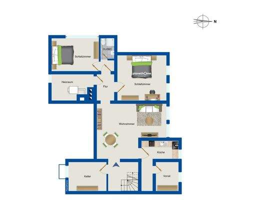 Grundriss - Untergeschoss