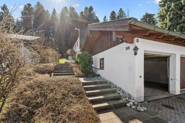 Ansicht mit Treppenanlage