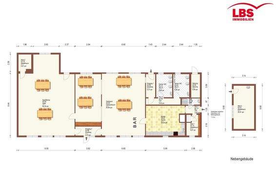 Grundriss Gaststätte
