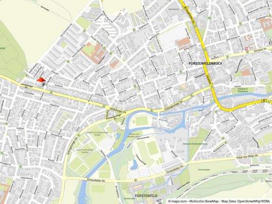 Geolyzer Kartenausschnitt