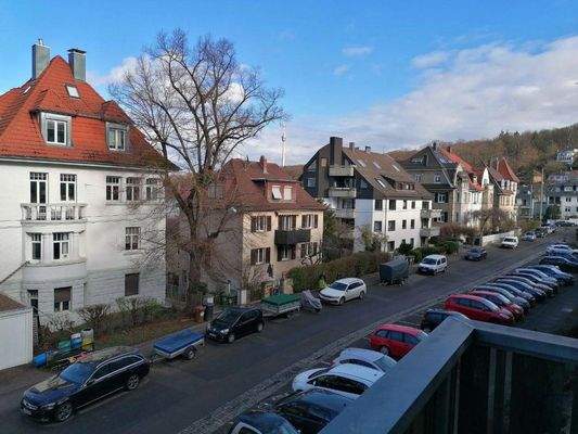 Blick vom Balkon