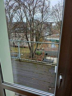 Balkon an Küche 2. OG