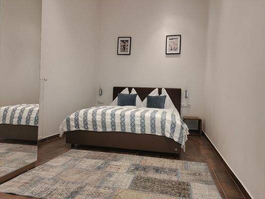 Bedroom area with 2 wardropes