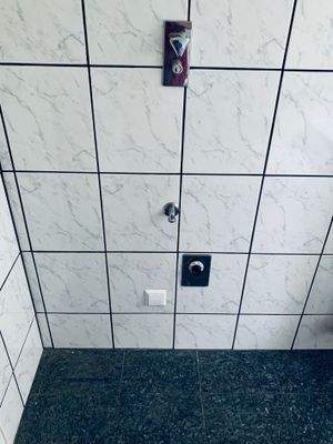 Waschmaschinenanschluß im Badezimmer