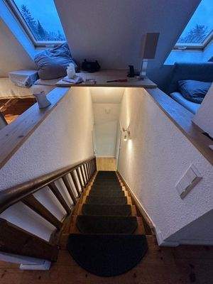 Aufgang zum Studiozimmer