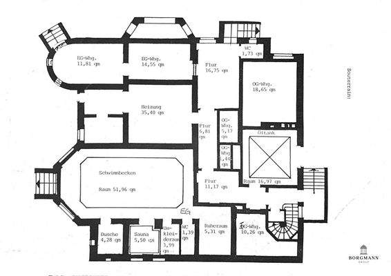 Grundriss Souterrain
