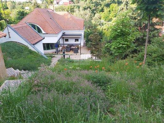 Wohnhaus aus der Luft