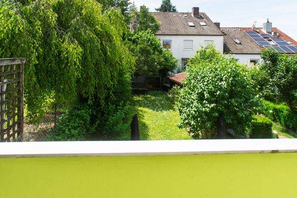 Blick vom Balkon