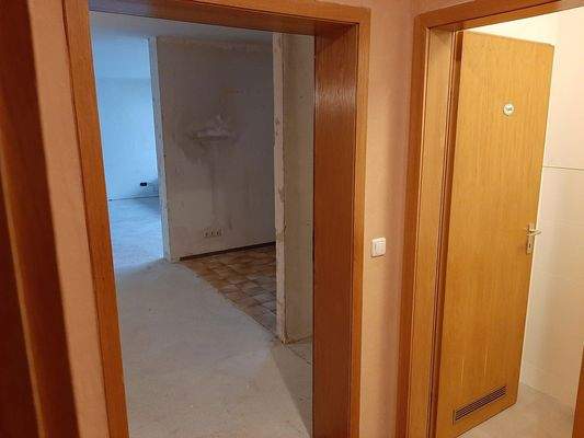 Eingang zur Küche/Wohnbereich