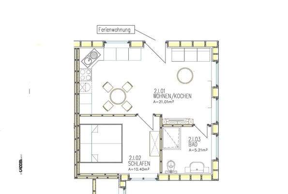 Grundriss Ferienwohnung