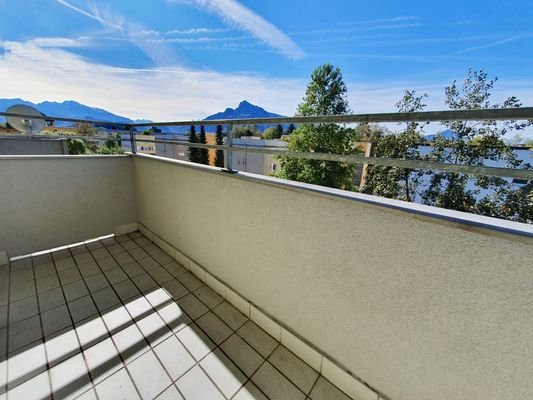 Balkon Aussicht auf Untersberg und Tennengebirge