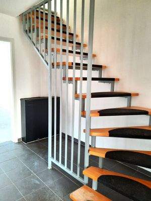 Treppe zum Spitzboden