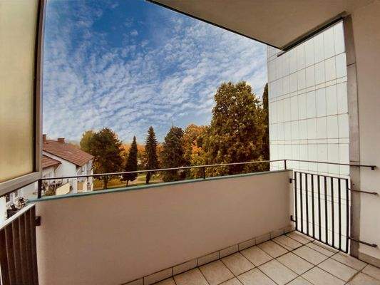 geschützte Balkon-Loggia