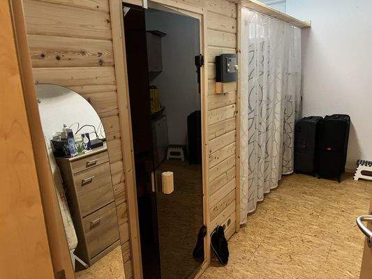 Sauna im Keller