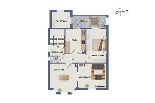 Grundriss Obergeschoss