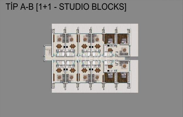 Sea View Apartments in a Prestigious Complex in Gazimağusa