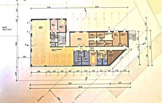 Grundriss EG Hotelanlage