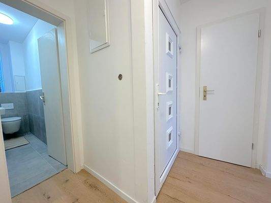 Flur mit Badezimmerzugang
