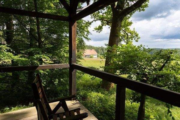 Blick von Jagdhütte