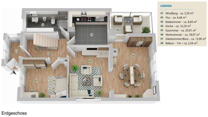 Grundriss EG (Abb. ähnlich)