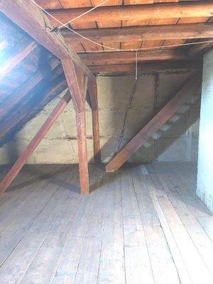 Blick in den Dachboden