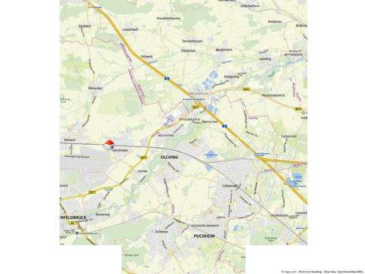 Geolyzer Kartenausschnitt