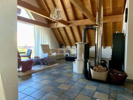 Blick ins Wohnzimmer