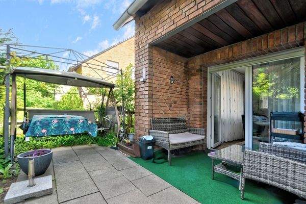 Terrasse mit Westausrichtung