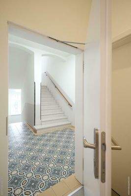 Blick ins Treppenhaus