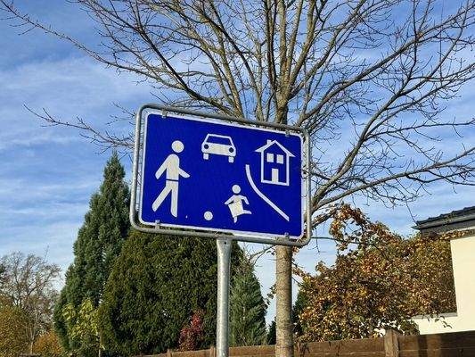 Spielstraße - ideal für Kinder