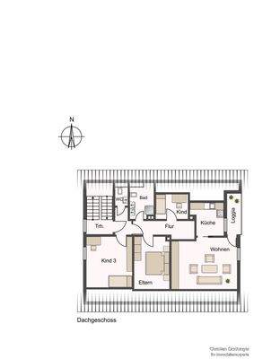 Grundriss Dachgeschoss