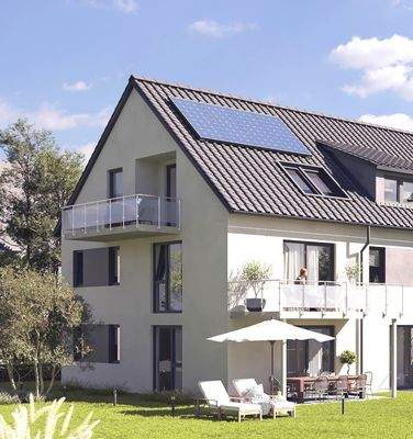 Modell Gartenansicht