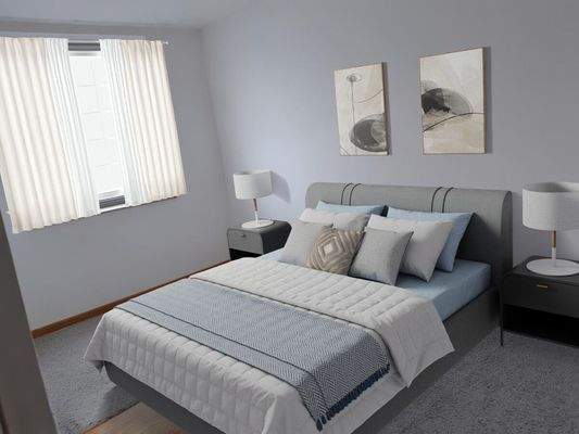 Einrichtungsbeispiel Schlafzimmer