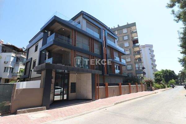 Apartments near Düden Waterfall and the Sea in Antalya Lara