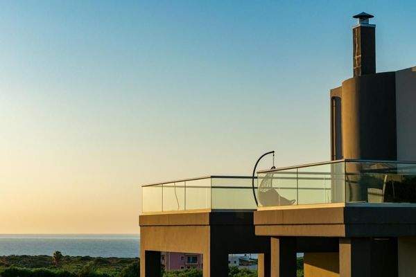 Kreta, Agios Onoufrios: Neu erbaute Villa mit perfektem Meerblick zu verkaufen