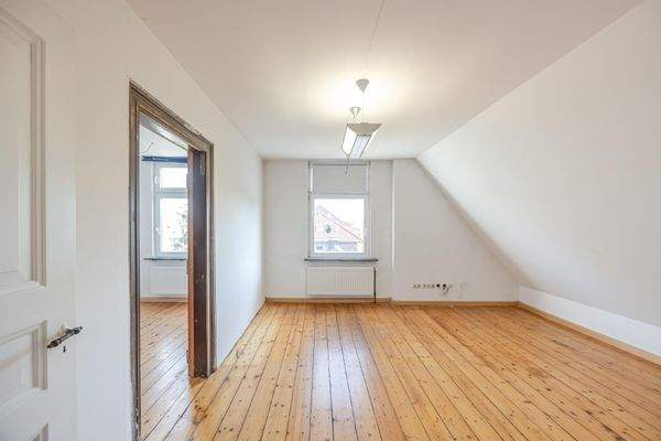 Räumlichkeiten im Dachgeschoss