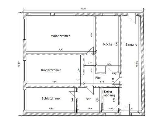 schematischer Grundriss