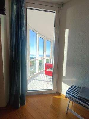 Ausblick vom Schlafzimmer