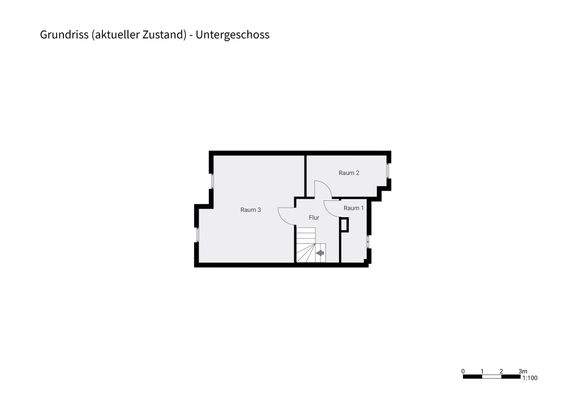 Grundriss - aktueller Zustand - UG