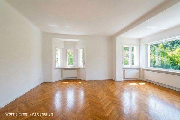 Wohnzimmer - mit KI leergeräumt