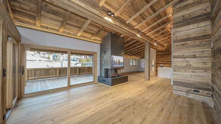 KITZIMMO-Exklusives Neubau-Penthouse mit Ski/in-Ski/out - Immobilien Kirchberg.